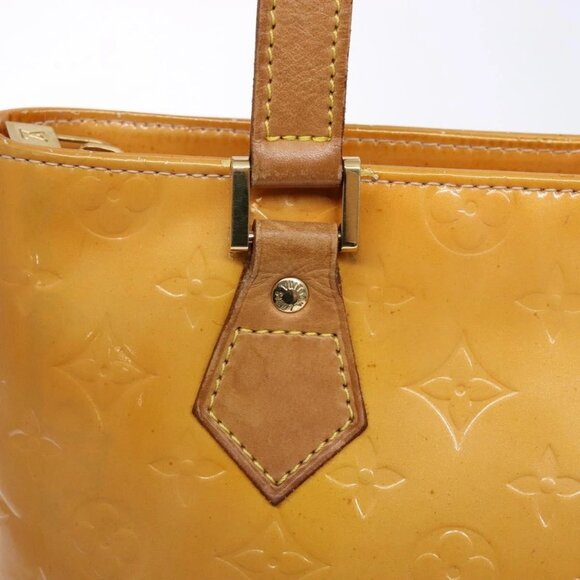 LOUIS VUITTON Monogram Vernis Houston Bag Marshmallow Pink LV Auth - Picture 12 of 16